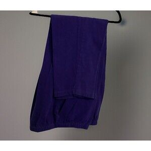 JNY Sport Women’s Pull On Pants Plus Size 2X Stretch Athleisure Pockets Purple